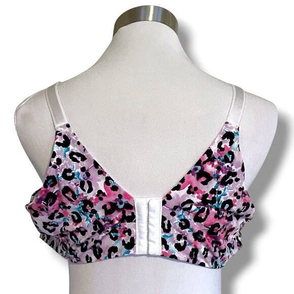 Torrid 44D Bra Perfect T-shirt Push Up Padded Underwire Floral Animal Print - Picture 5 of 8
